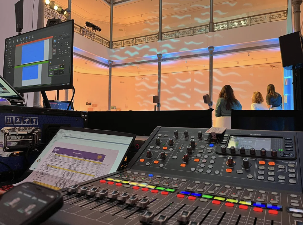 Control técnico de un evento en directo